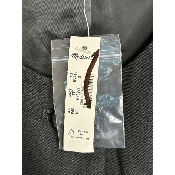 Madewell NWT Black Scoopneck Cutaway Vest Tencel Lyocell/Cotton/Linen Casual 8 - Picture 4 of 9